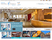 Tablet Screenshot of parigihotel.it